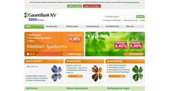 Desktop Screenshot of garantibank.de